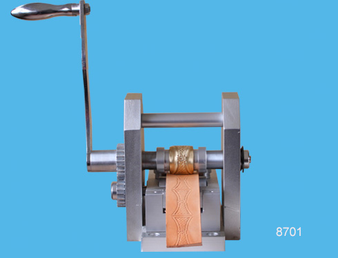 Belt and strap embossing machine